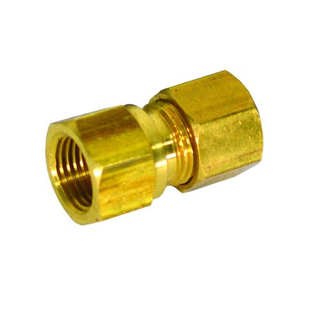 3/8 In. X 1/8 In. Brass Compression X Female Connector, Lead Free